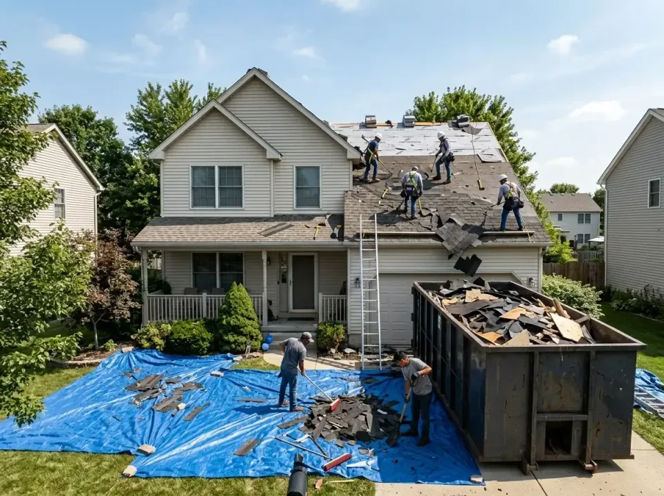 roof-replacement-debris-remova-004 — frequently asked questions, Cheapest Dumpster Rentals in Kent Estates, IA